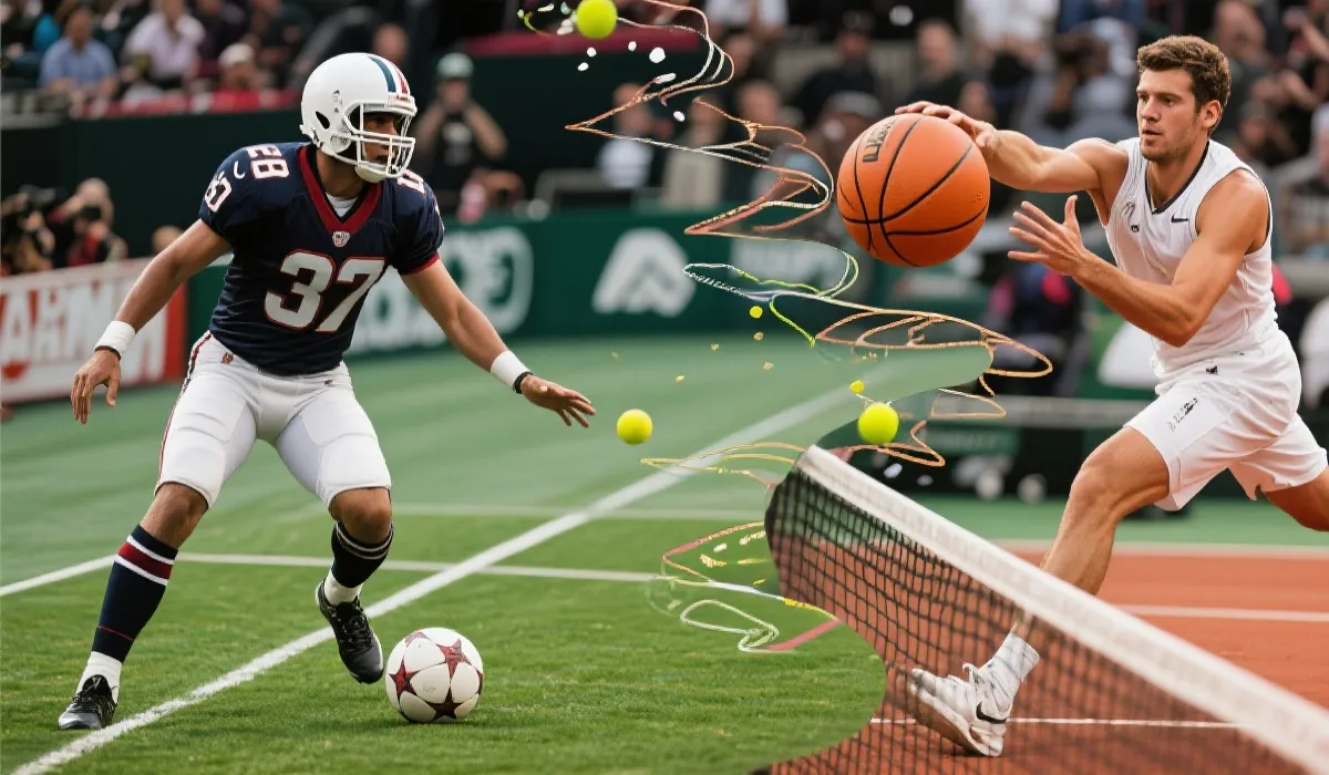 热门体育项目拼接展示